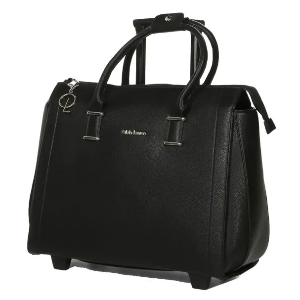 Damen Trolley Tasche Frauen Business Handtasche‑Trolley